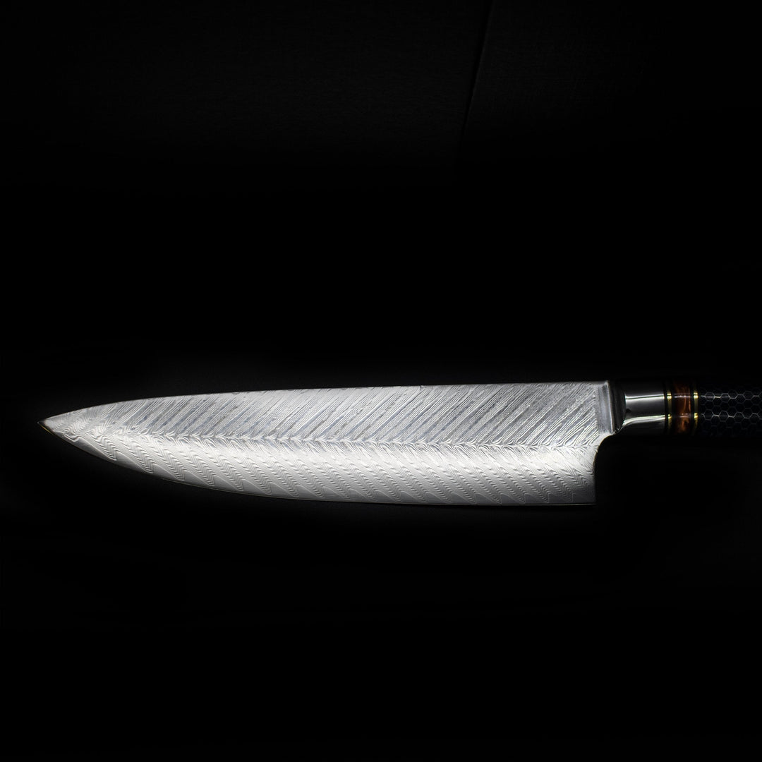 Cuchillo de cocina Dragonfire Micarta Jewels 20 cm – edición limitada
