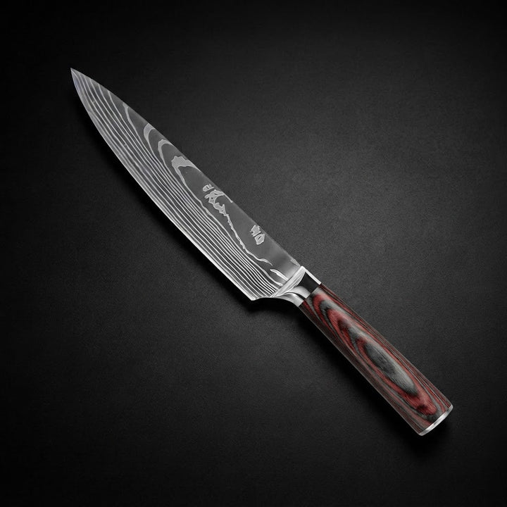 Cuchillo de cocina de acero damasco 20 cm