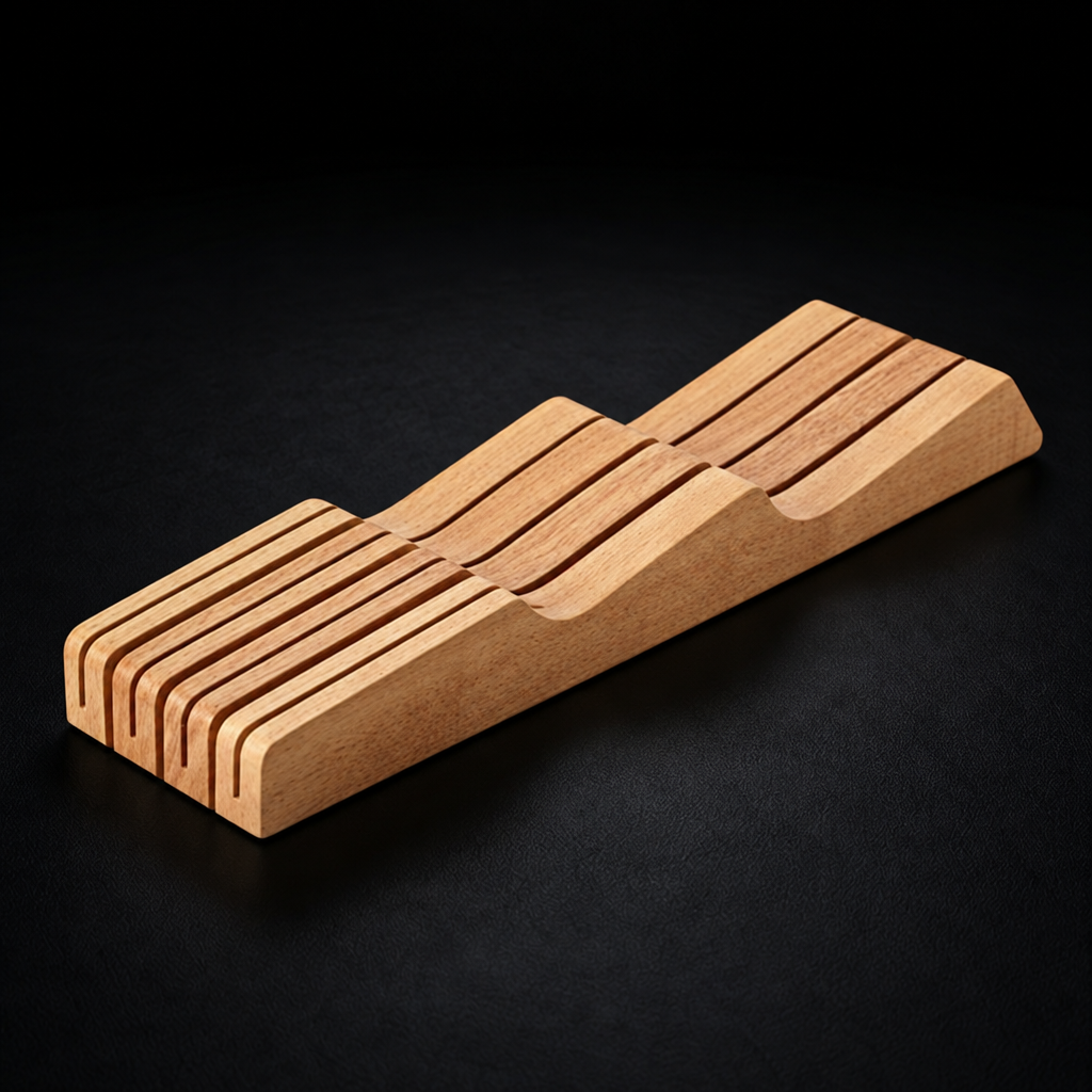 Soporte horizontal para cuchillos de cocina