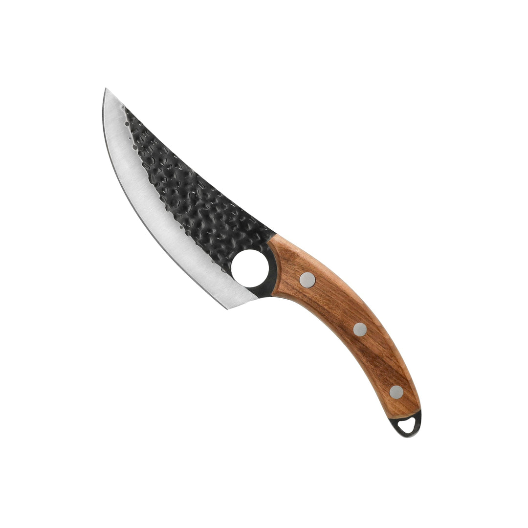 Gladiador – Cuchillo de cocina universal con funda – Marrón
