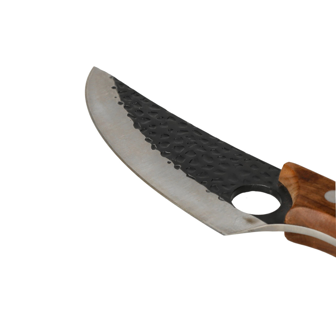 Gladiador – Cuchillo de cocina universal con funda – Marrón