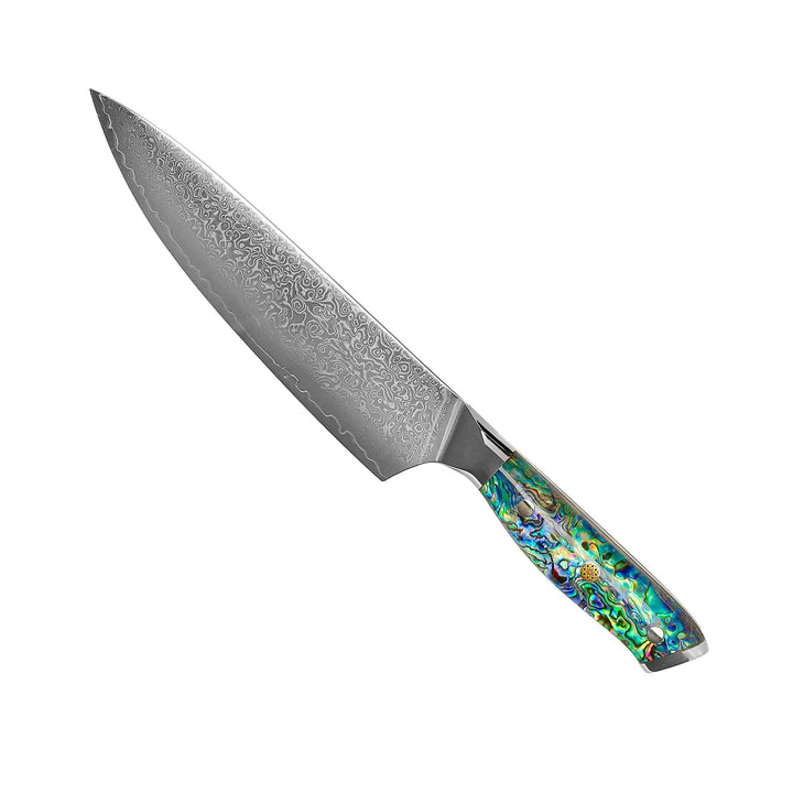Cuchillo de cocina de damasco Mother of Pearl Jewels 20 cm