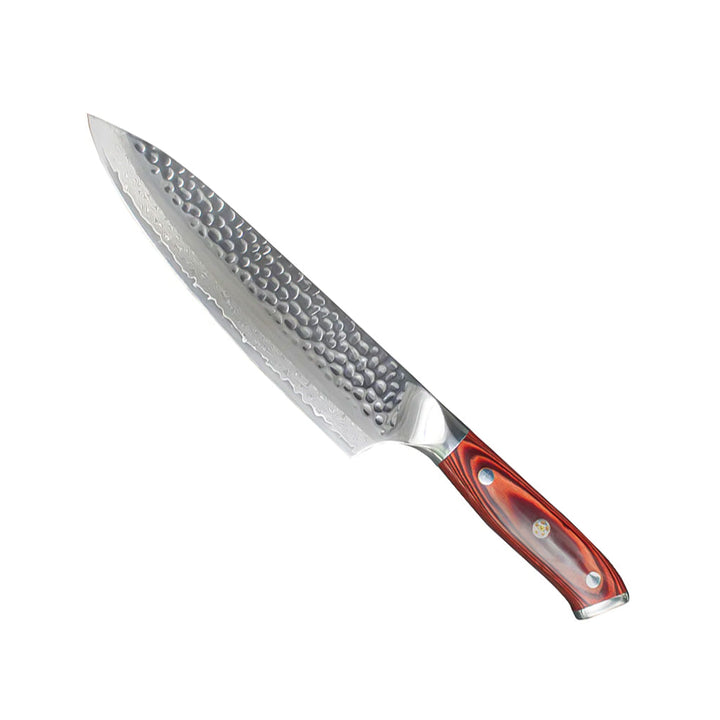Cuchillo de cocina Mahogany Red 20 cm – elegancia natural para cada cocina