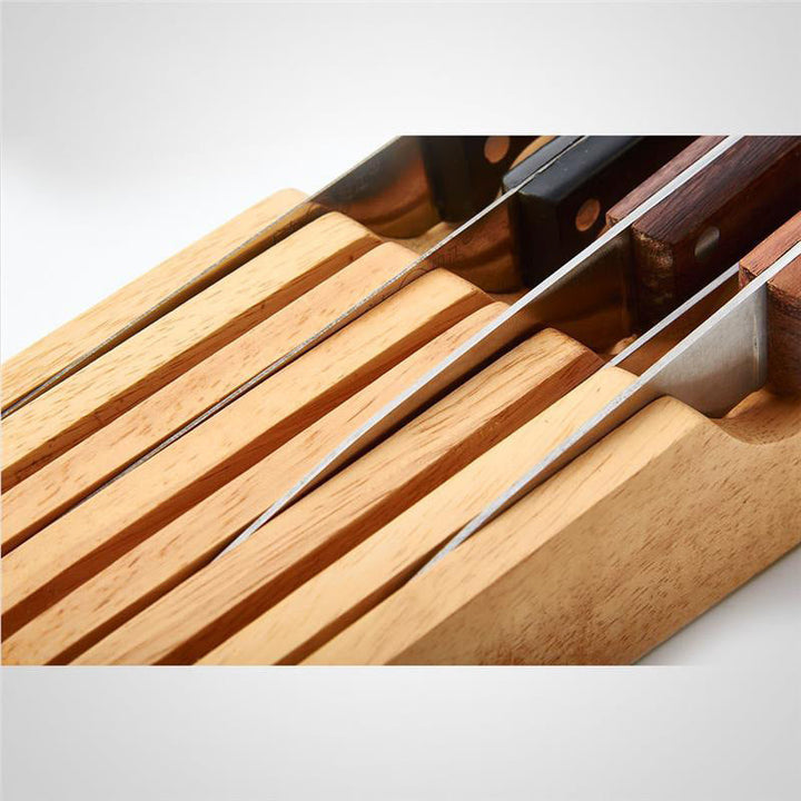 Soporte horizontal para cuchillos de cocina