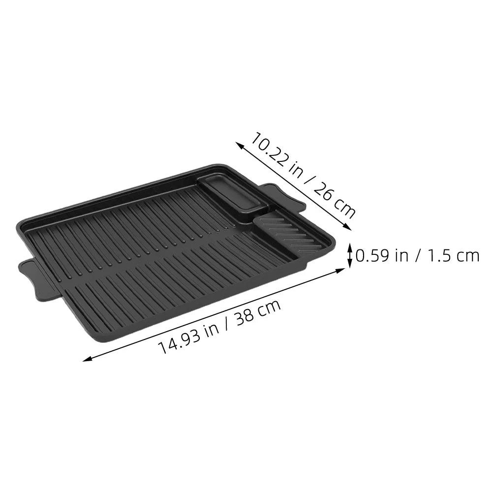 Placa de parrilla coreana con superficie antiadherente
