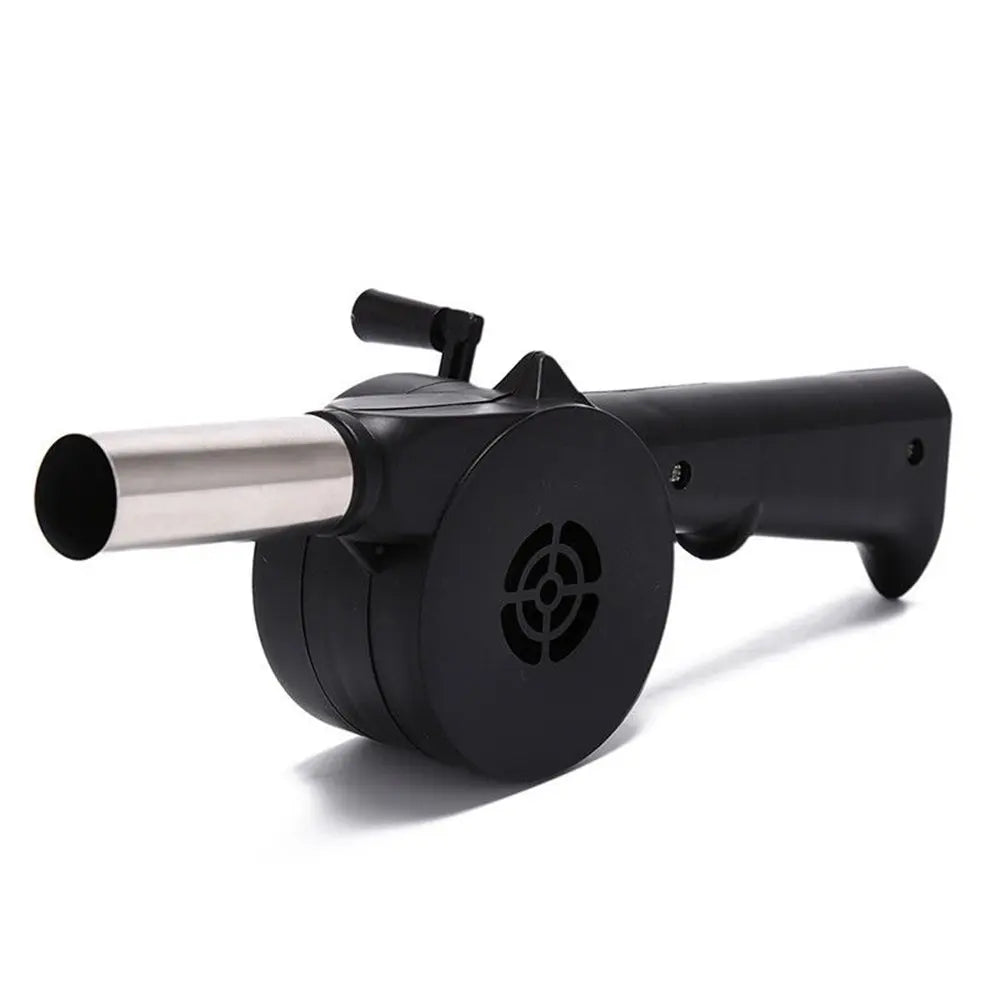 Ventilador manual para fuego con manivela, para asados y fogatas