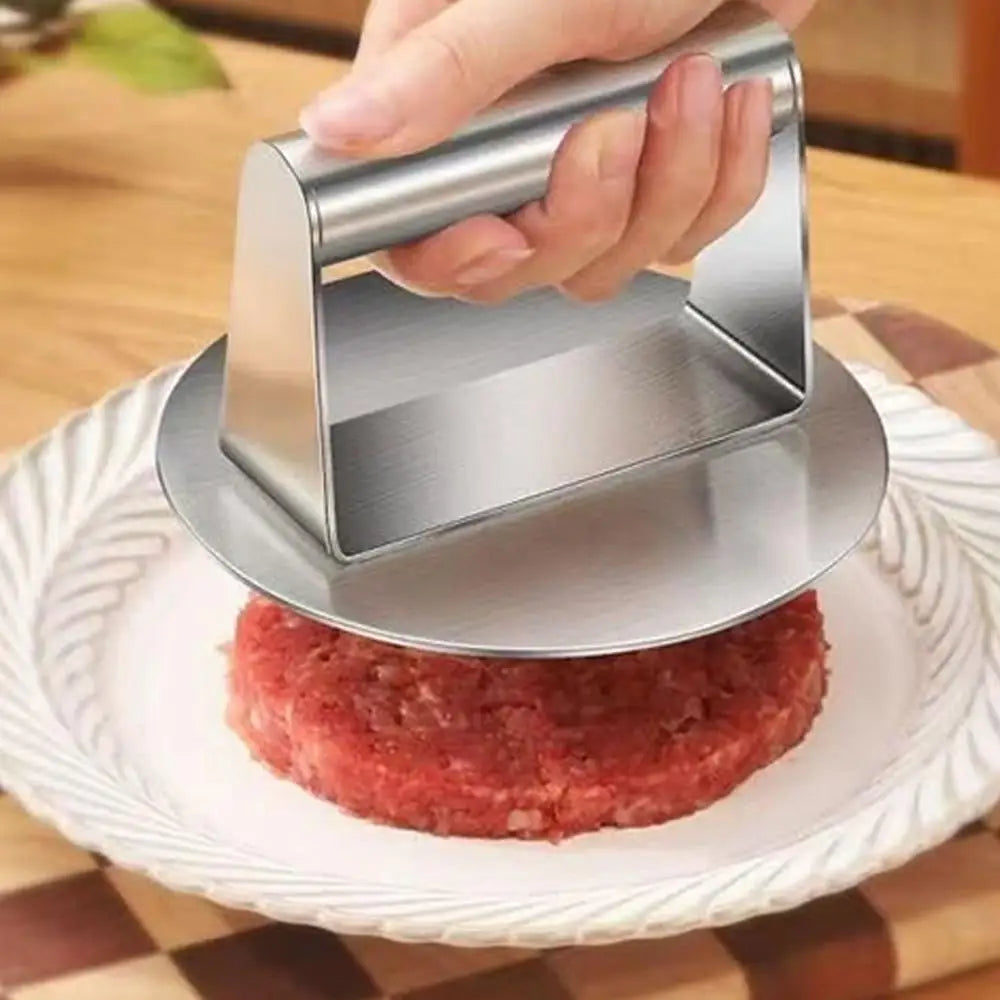 Prensador de hamburguesas de acero inoxidable premium