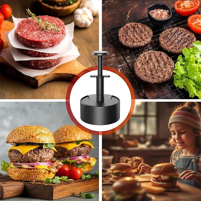 Prensa para hamburguesas, forma para la elaboración de hamburguesas