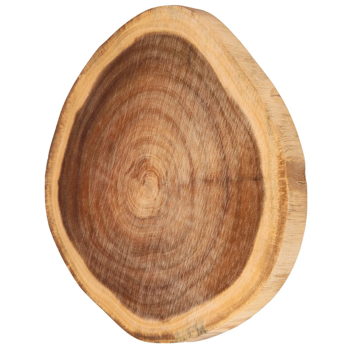 Tabla de cortar irregular de madera de acacia