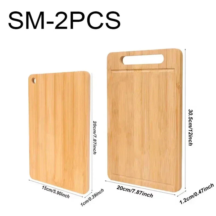 Tablas de cortar de bambú – set de 3 piezas