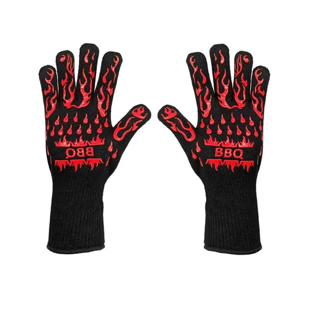 Guantes resistentes al calor para parrilla, calidad premium
