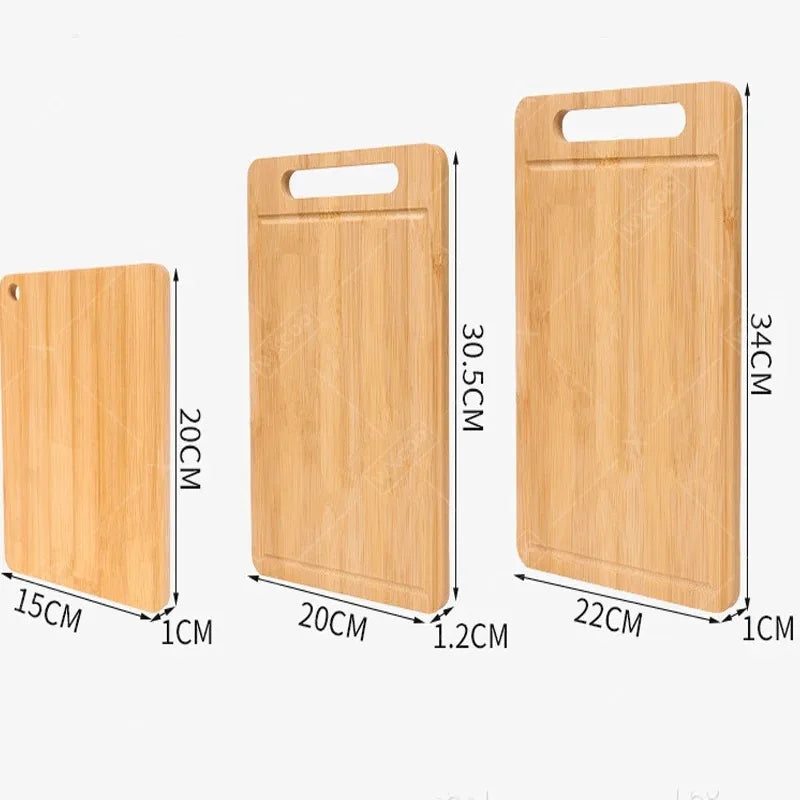 Tablas de cortar de bambú – set de 3 piezas