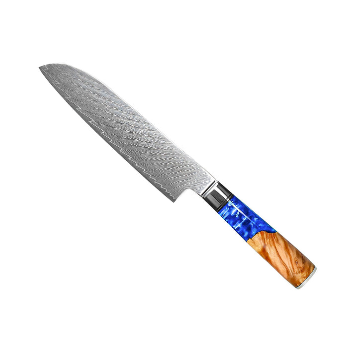 SADA 2 CUCHILLOS DE DAMASCO – CUCHILLO DE COCINA + SANTOKU (COLECCIÓN NEPTUN)