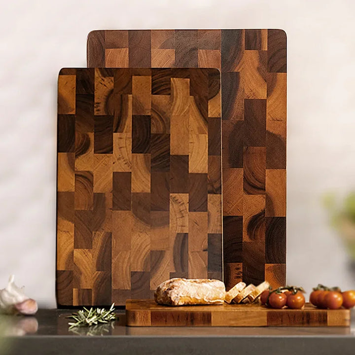 Tabla de cortar de madera de acacia