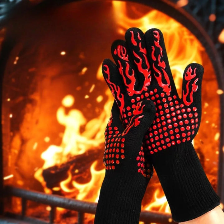 Guantes resistentes al calor para parrilla, calidad premium