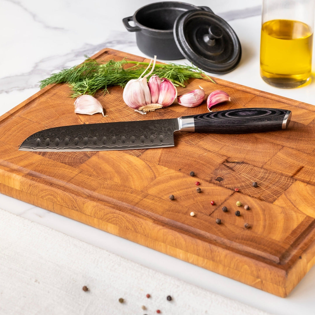 Cuchillo Santoku con hoja universal de 18 cm