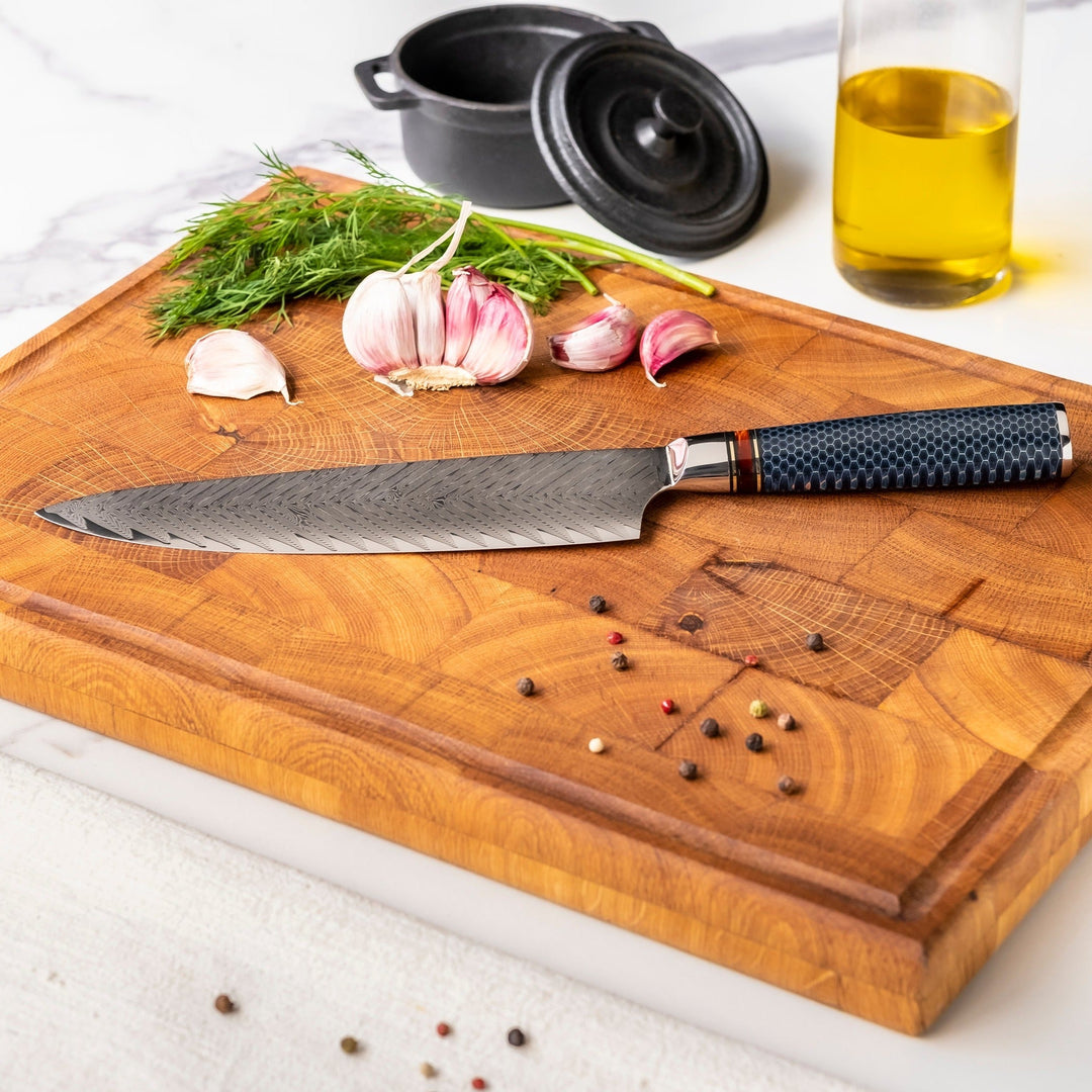 Cuchillo de cocina Dragonfire Micarta Jewels 20 cm – edición limitada
