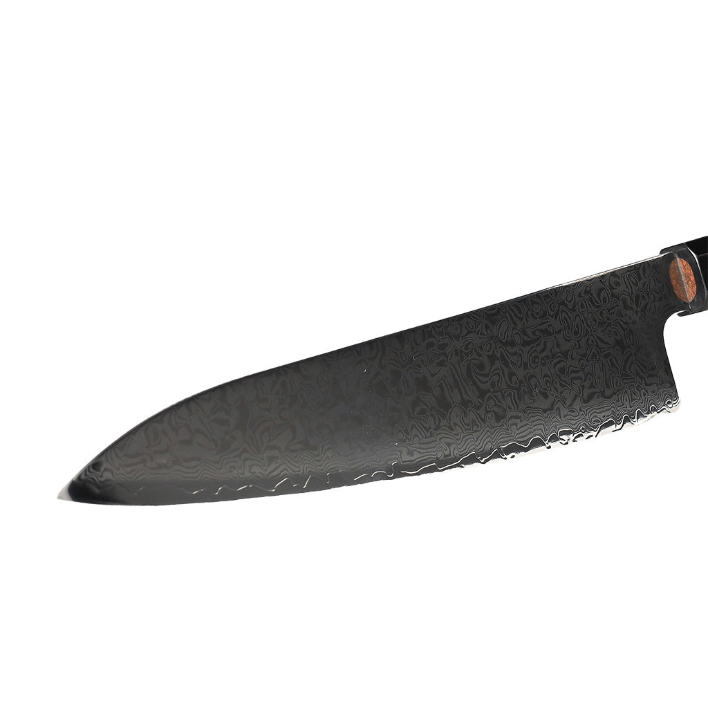 Cuchillo de cocina Takumi Kaza Damascus 20 cm – artesanía japonesa para tu cocina