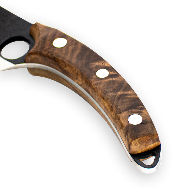 Gladiador – Cuchillo de cocina universal con funda – Marrón