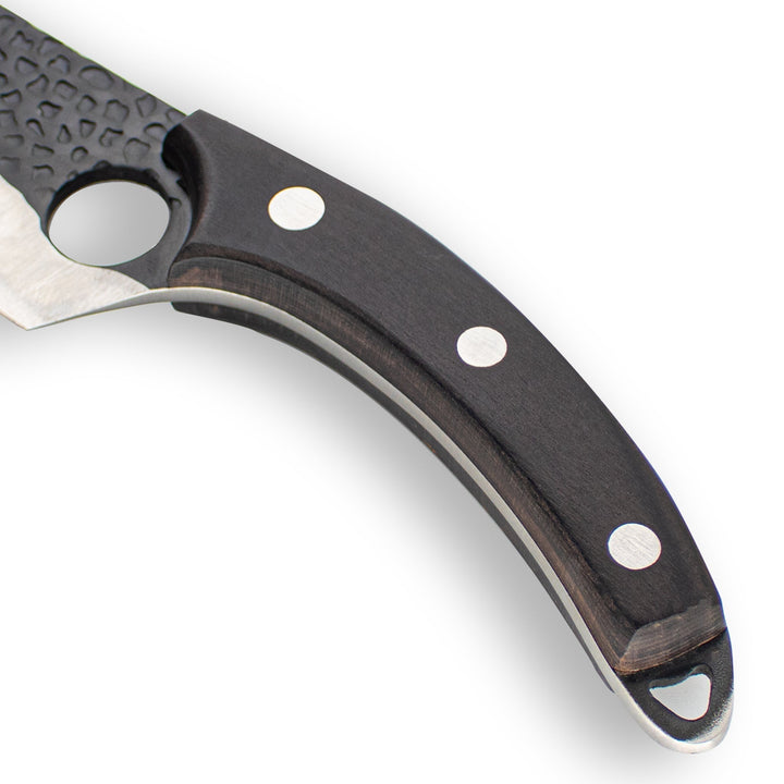 Cuchillo de cocina Gladiator con funda de 20 cm – edición negra