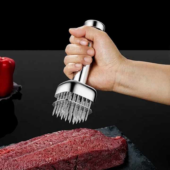 Pinchador de carne de acero inoxidable