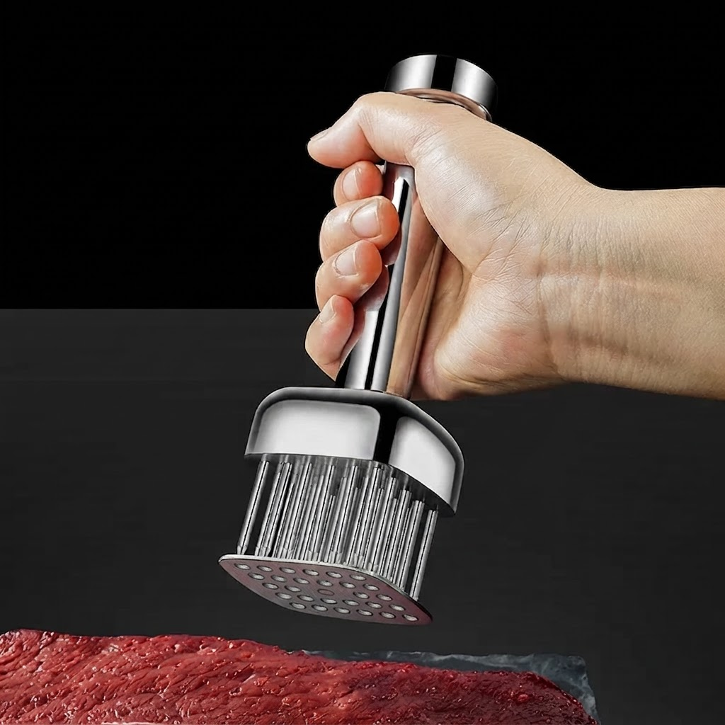 Pinchador de carne de acero inoxidable