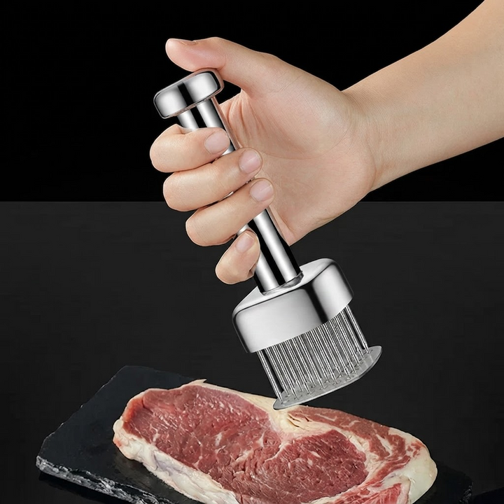 Pinchador de carne de acero inoxidable