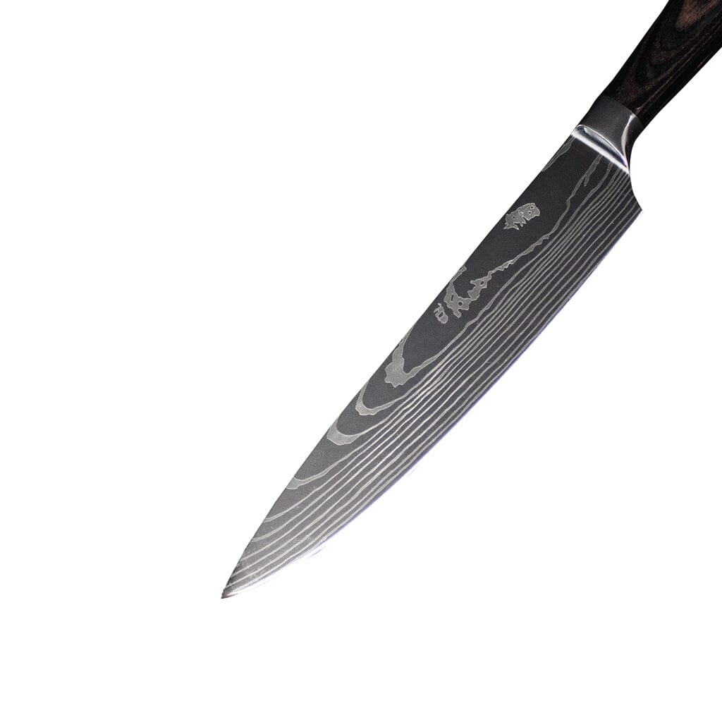 Cuchillo de cocina de acero damasco 20 cm