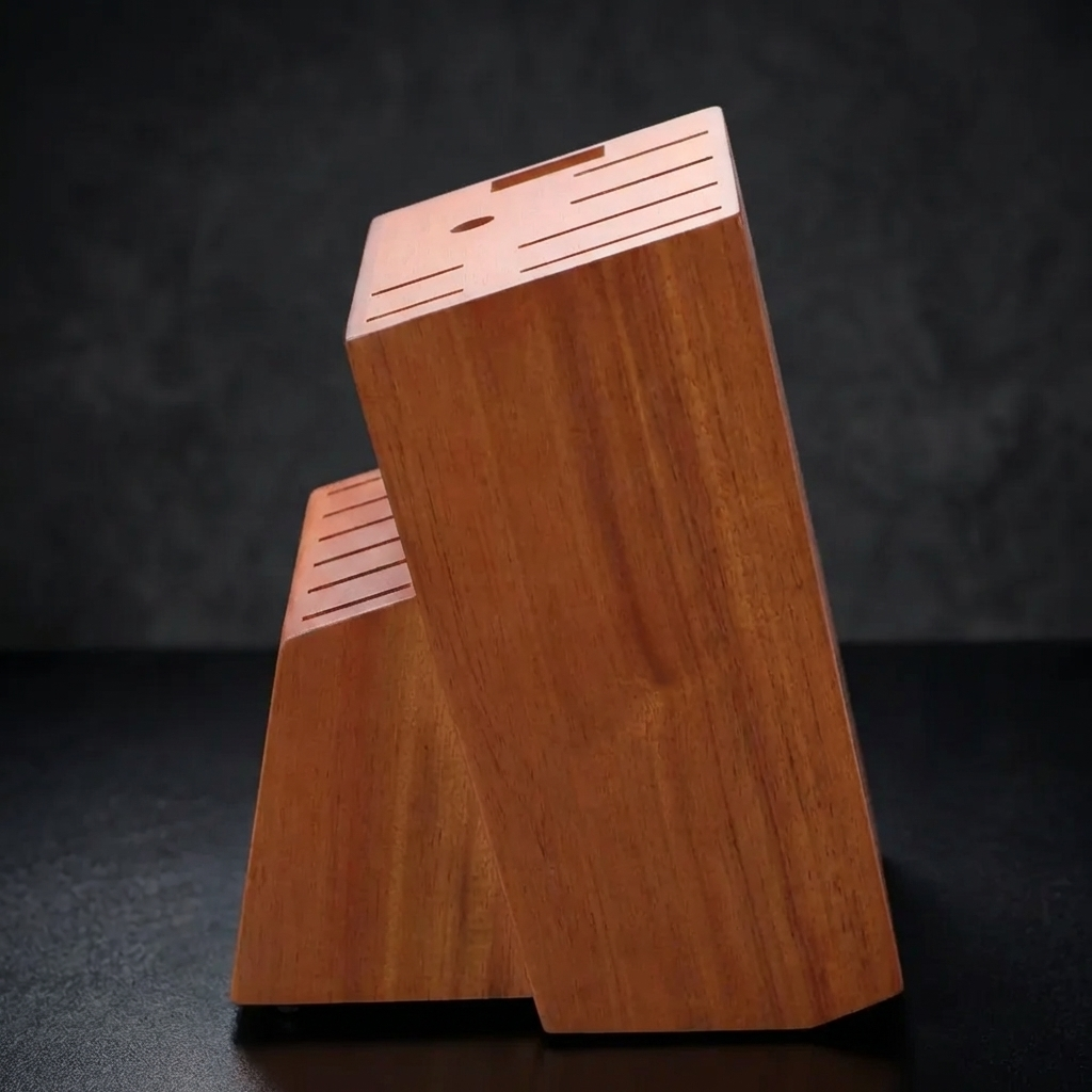 Bloque imperial para cuchillos – madera dura de haya, 14 ranuras