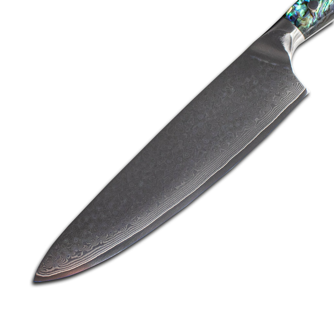 Cuchillo de cocina de damasco Mother of Pearl Jewels 20 cm