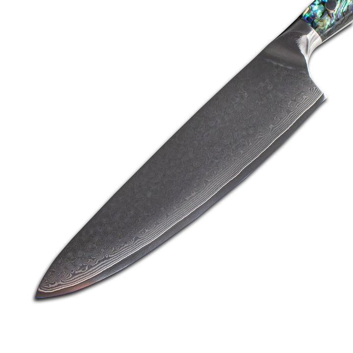 Cuchillo de cocina de damasco Mother of Pearl Jewels 20 cm