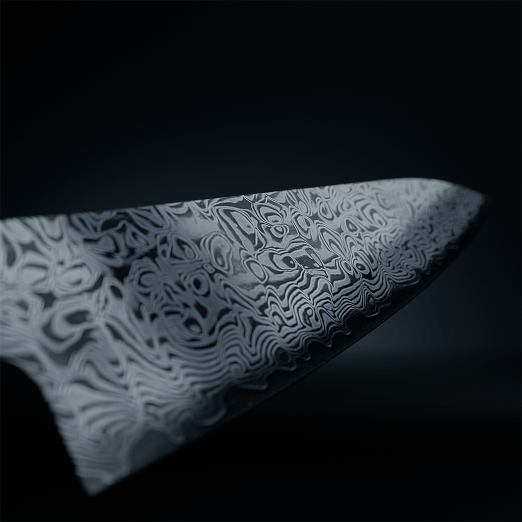 Cuchillo de cocina Takumi Kaza Damascus 20 cm – artesanía japonesa para tu cocina