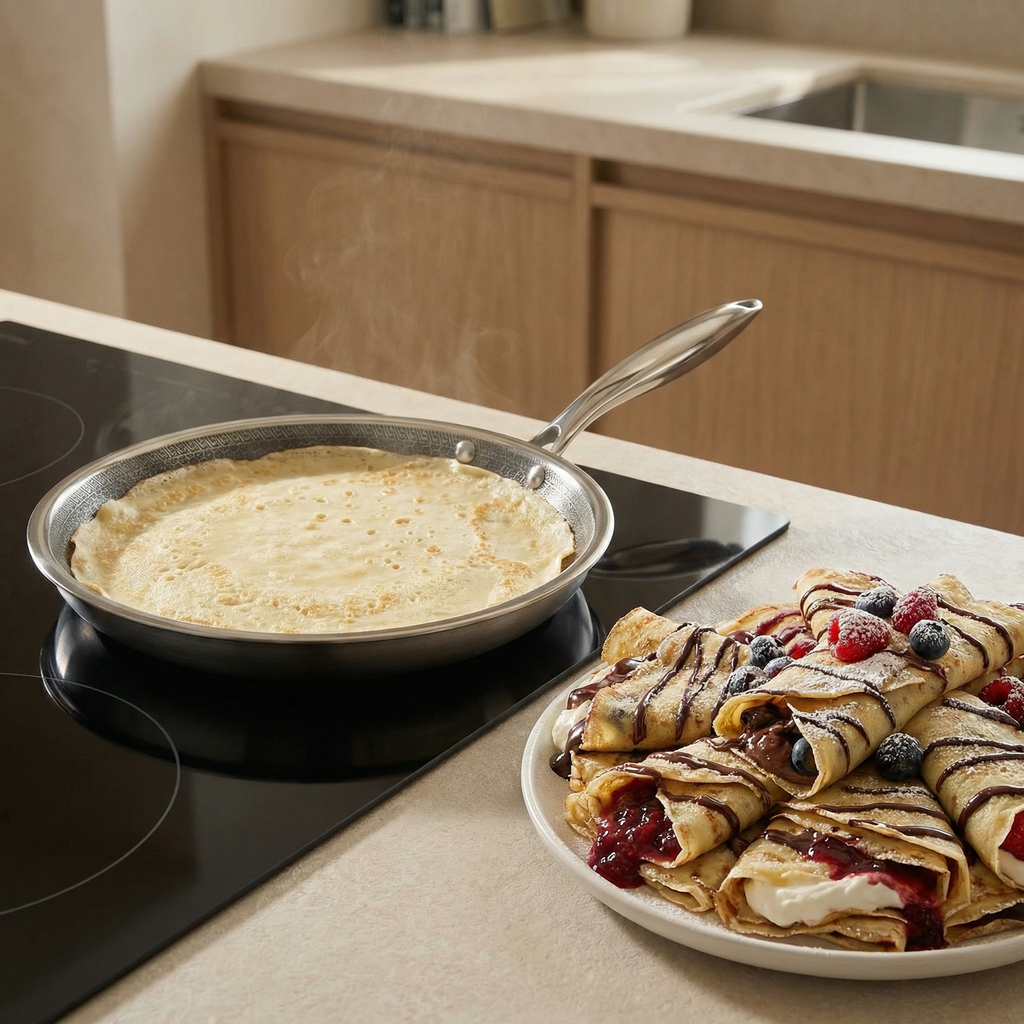 Sartén de titan para crepas