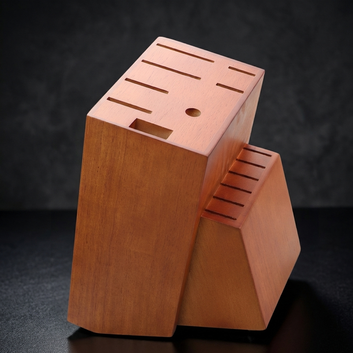 Bloque imperial para cuchillos – madera dura de haya, 14 ranuras