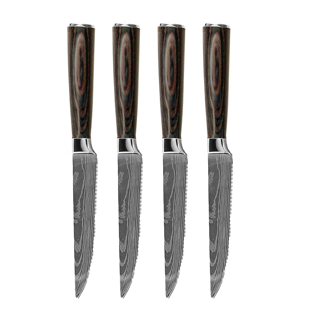 JUEGO DE 14 CUCHILLOS DE DAMASCO – COLECCIÓN COMPLETA PARA CADA TAREA CULINARIA