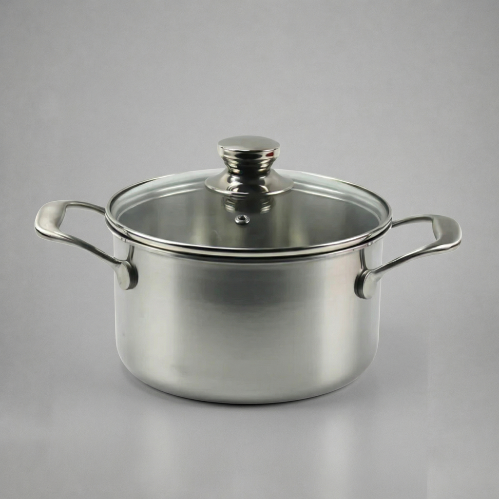 Olla de titanio con tapa