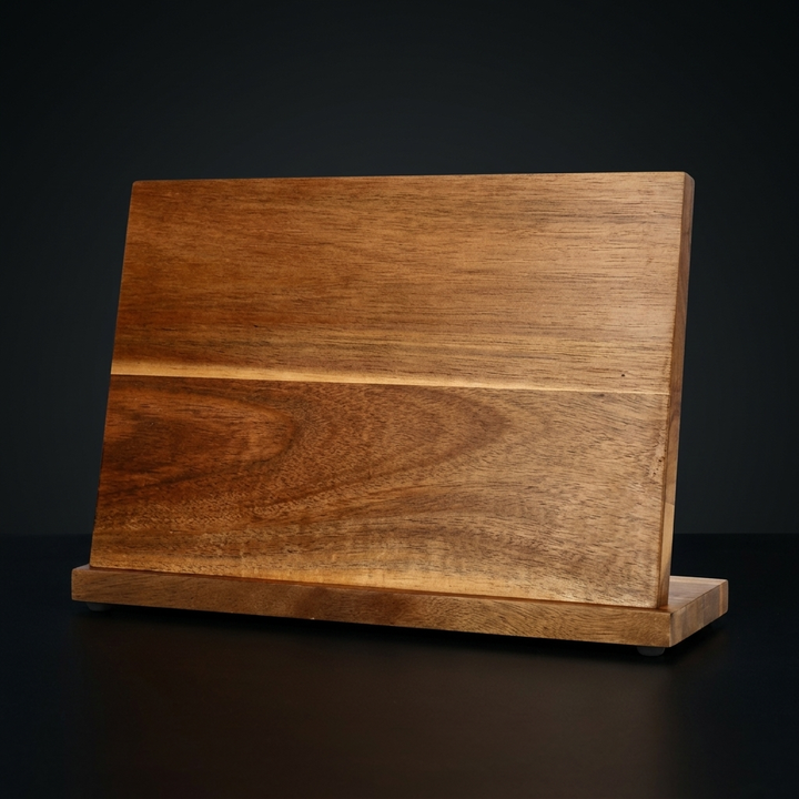 Bloque magnético unidireccional para cuchillos de madera de acacia